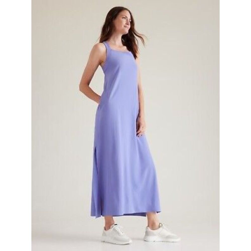 Athleta Light Purple Sleeveless Maxi Dress